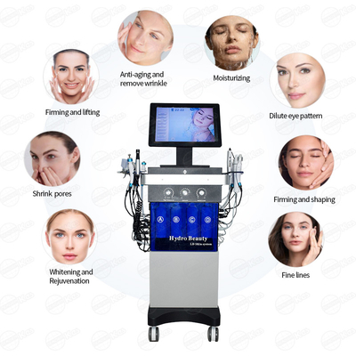 Machine faciale de Dermabrasion de l'hydre 1MHZ, Diamond Microdermabrasion Machine